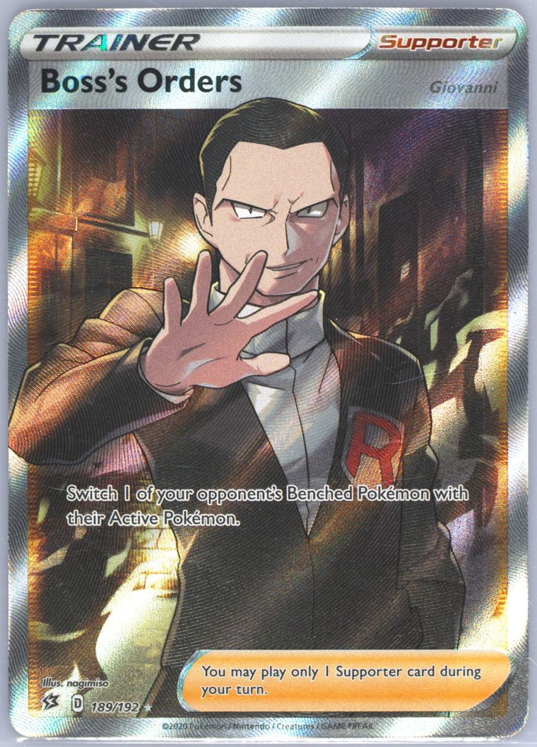 boss orders pokemon card Boss's Orders - SWSH251 Black Star Promo main image 0