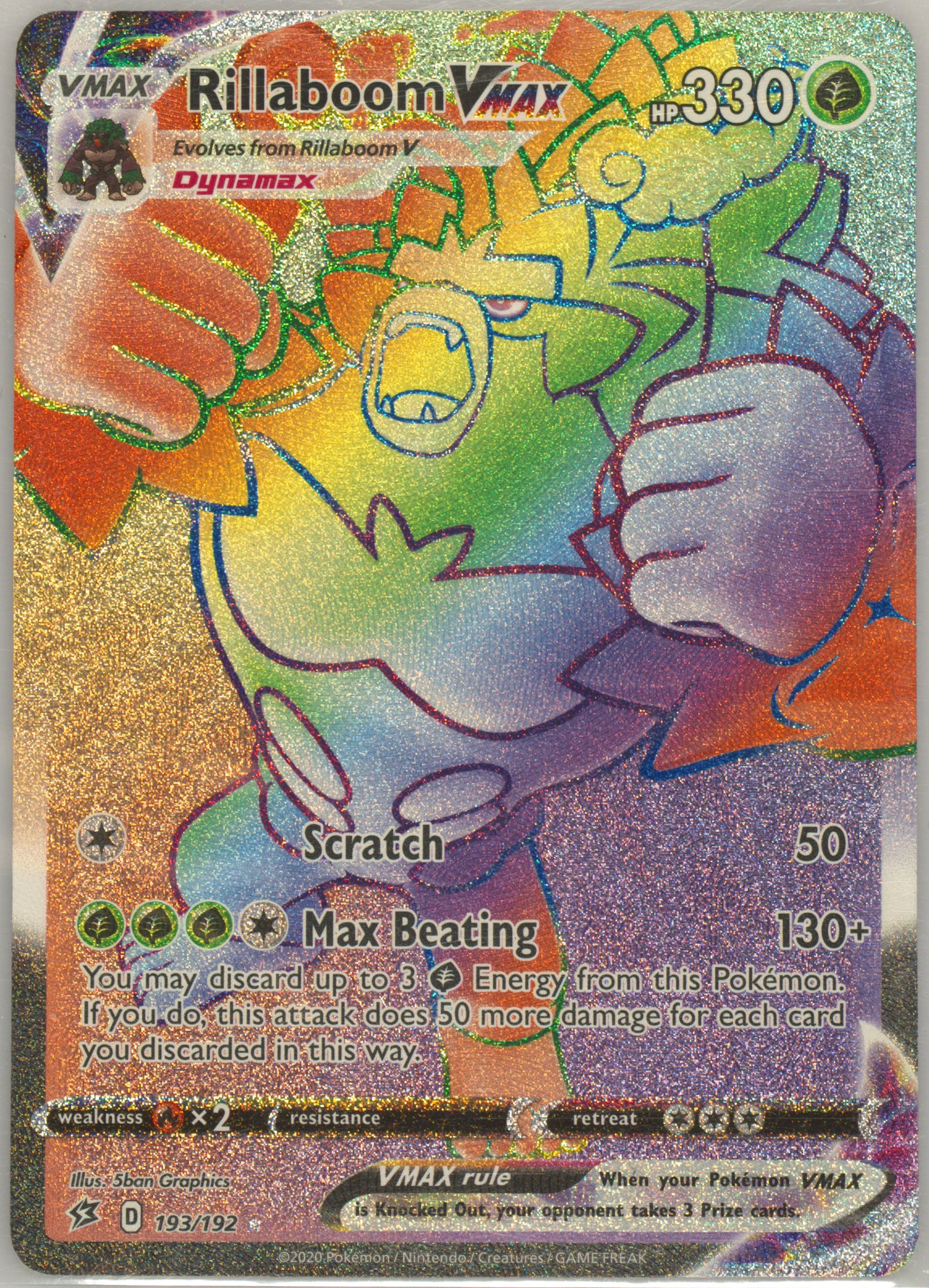 vmax pokemon cards rainbow rare Amazon.com: Pokemon - Salamence Vmax 194/189 - Darkness Ablaze - Hyper Rainbow  Rare - Full Art Holo