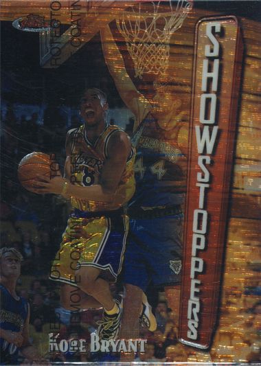 1997-98 Topps Finest #137 Kobe Bryant Catalysts Uncommon w