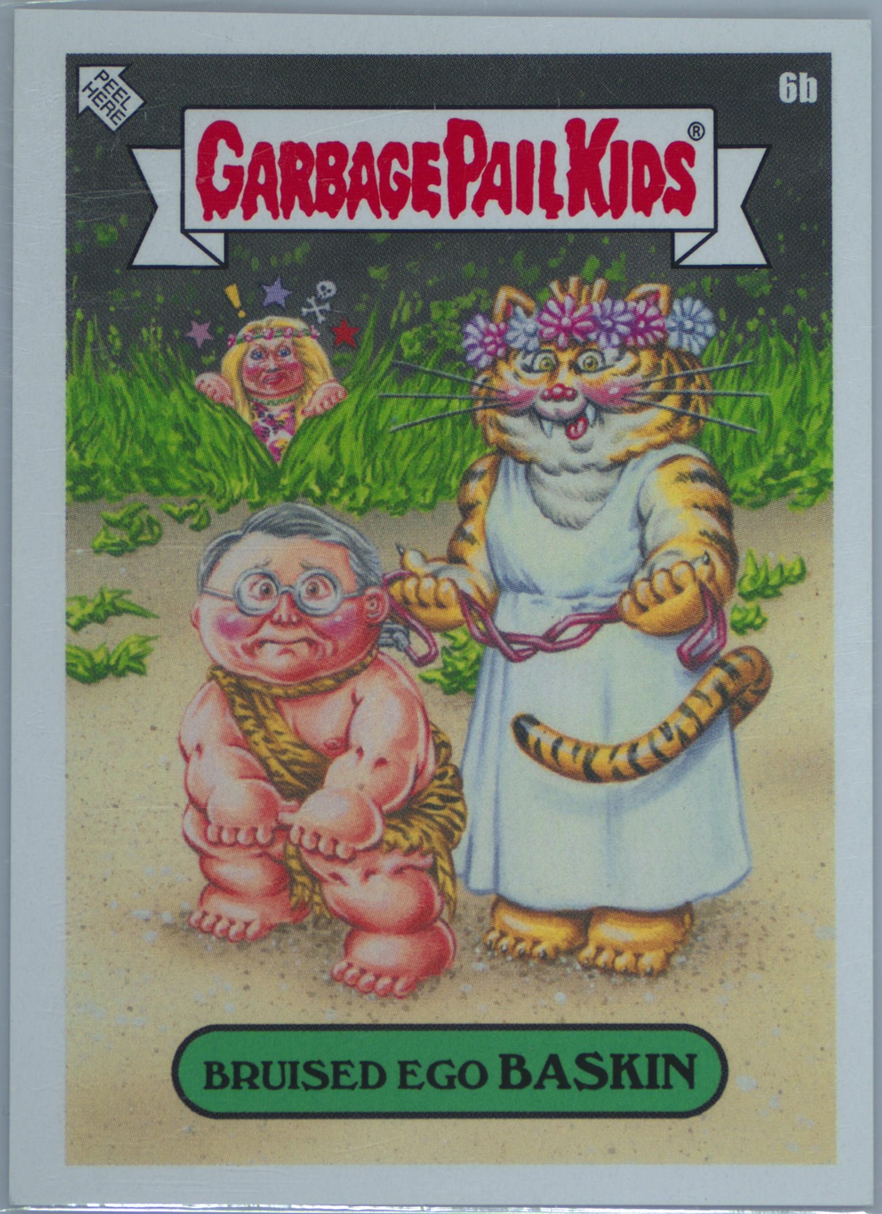 2020 Topps Garbage Pail Kids Gone Exotic #6b Bruised Ego Baskin front