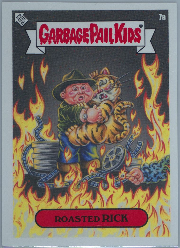 2020 Topps Garbage Pail Kids Gone Exotic #7a Roasted Rick front