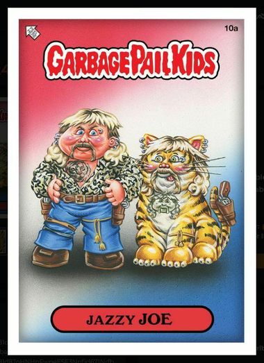2020 Topps Garbage Pail Kids Gone Exotic #10a Jazzy Joe front