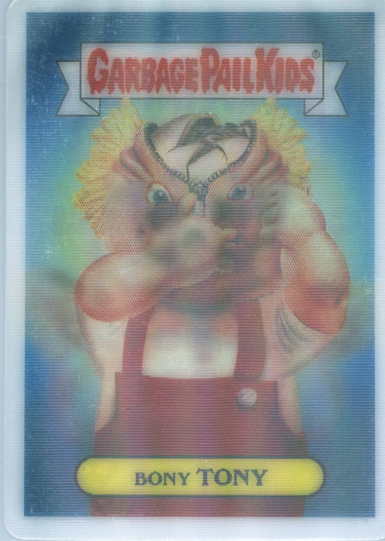 2012 Topps 2012 Garbage Pail Kids Loco Motion #5 Bony Tony front
