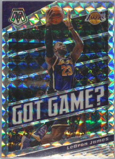 シングルカード NIKE - 2019 PANINI MOSAIC LeBRON JAMES PSA10 🔥 2019-20 PANINI MOSAIC LEBRON JAMES MVP SILVER PRIZM sp