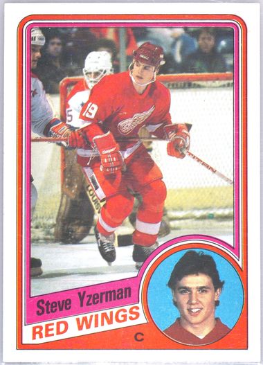 Y♢599 BONUS Auction Prices Realized Hockey Cards 1984 TOPPS Steve Yzerman