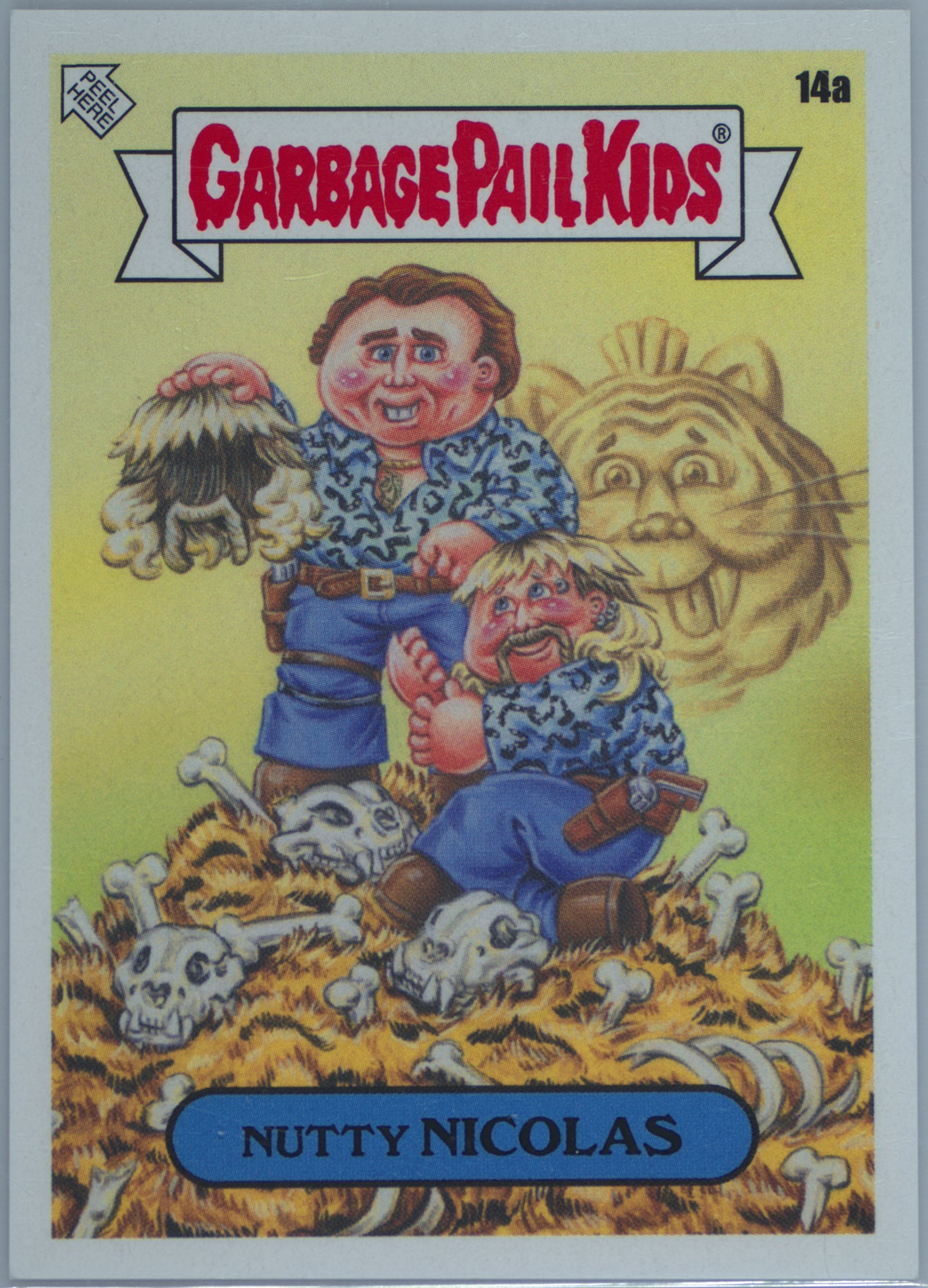 2020 Topps Garbage Pail Kids Gone Exotic #14a Nutty Nicolas front