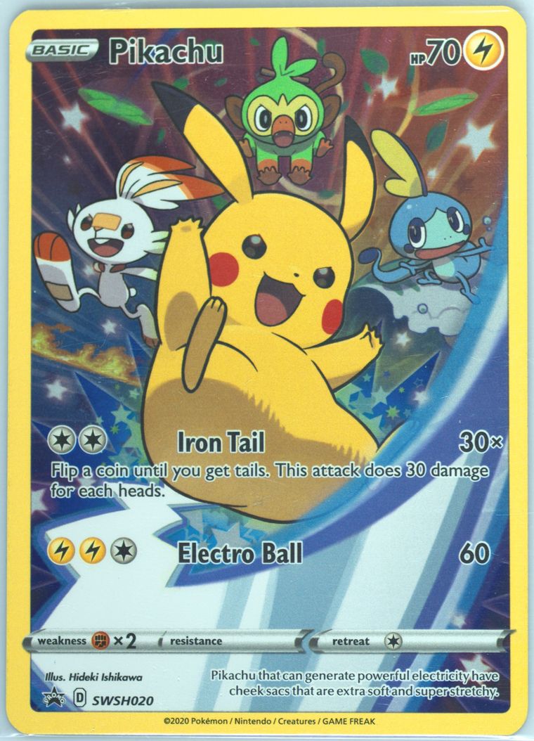 Full Art/Pikachu (SWSH Black Star Promos)