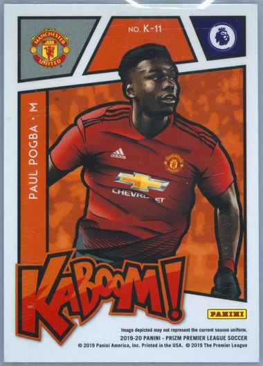 Panini Kaboom！ Paul Pogba ポール・ポグバ