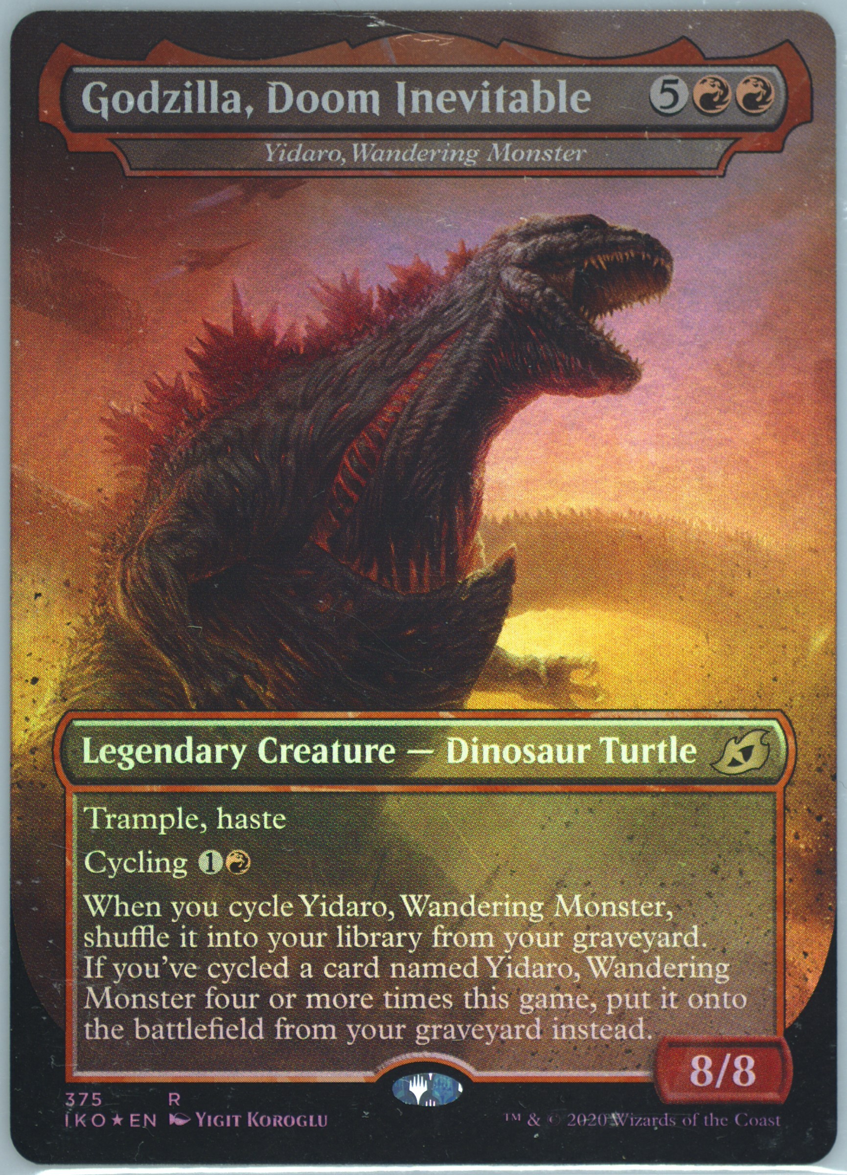 all the godzilla mtg cards Godzilla, King of the Monsters Commander Deck MTG Zilortha, Strength –  Moonveil Games main image 0