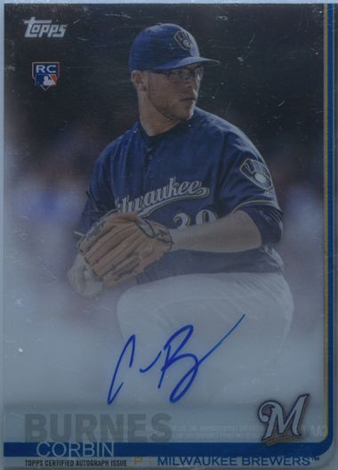 直筆サイン topps now CORBIN BURNES JOSH HADER 直筆サイン topps now CORBIN BURNES JOSH HADER