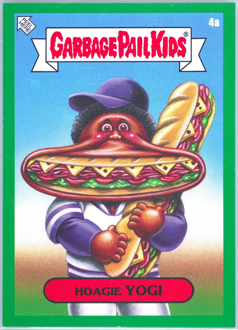 2020 Topps 2020 Garbage Pail Kids Bizarre Holidays National Hoagie Day-Green #4a Hoagie Yogi front