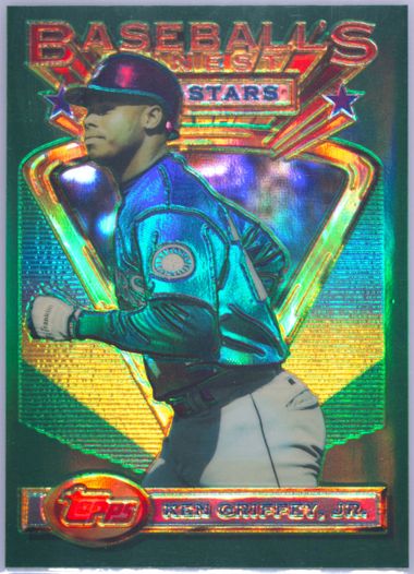 グリフィーJRのバイバックオート、シルバーインクです。 1993 Topps Full Shots Jumbo Ken Griffey Jr. #2 Seattle