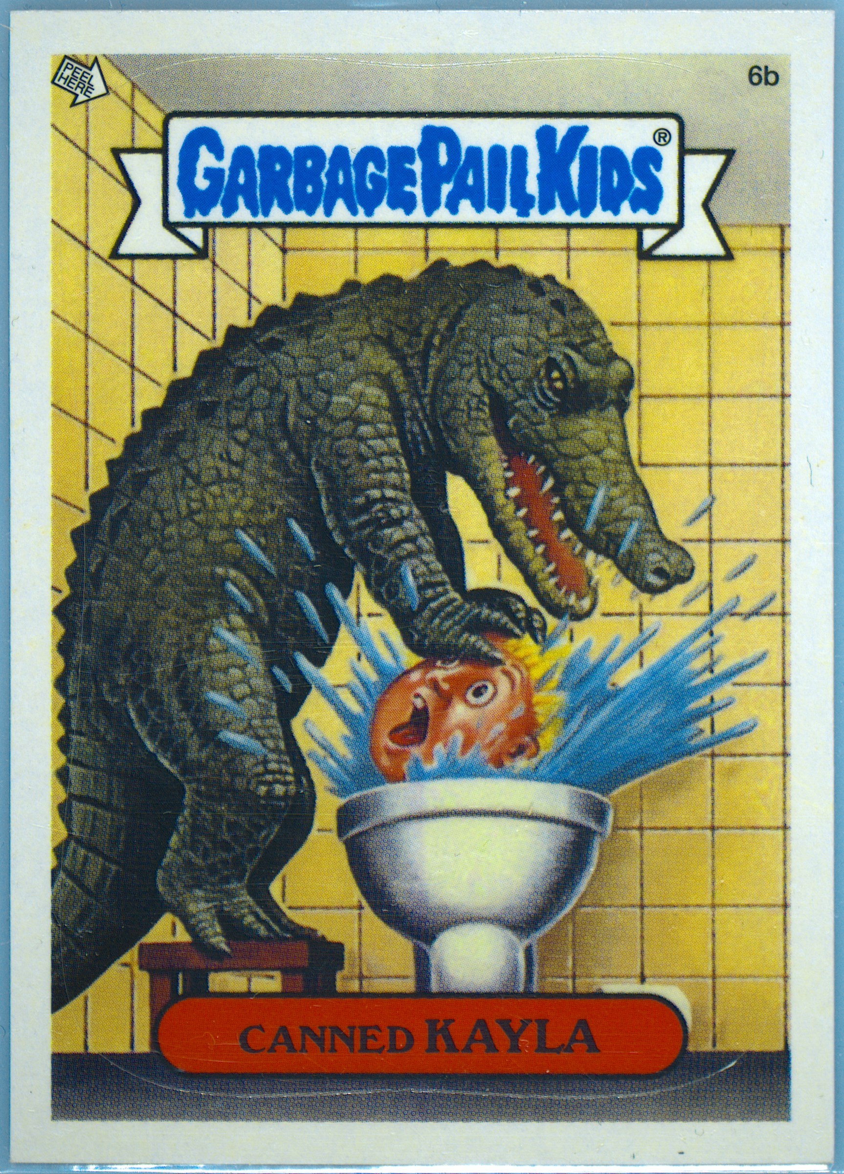 2003 Topps Garbage Pail Kids Stickers #6b Canned Kayla front