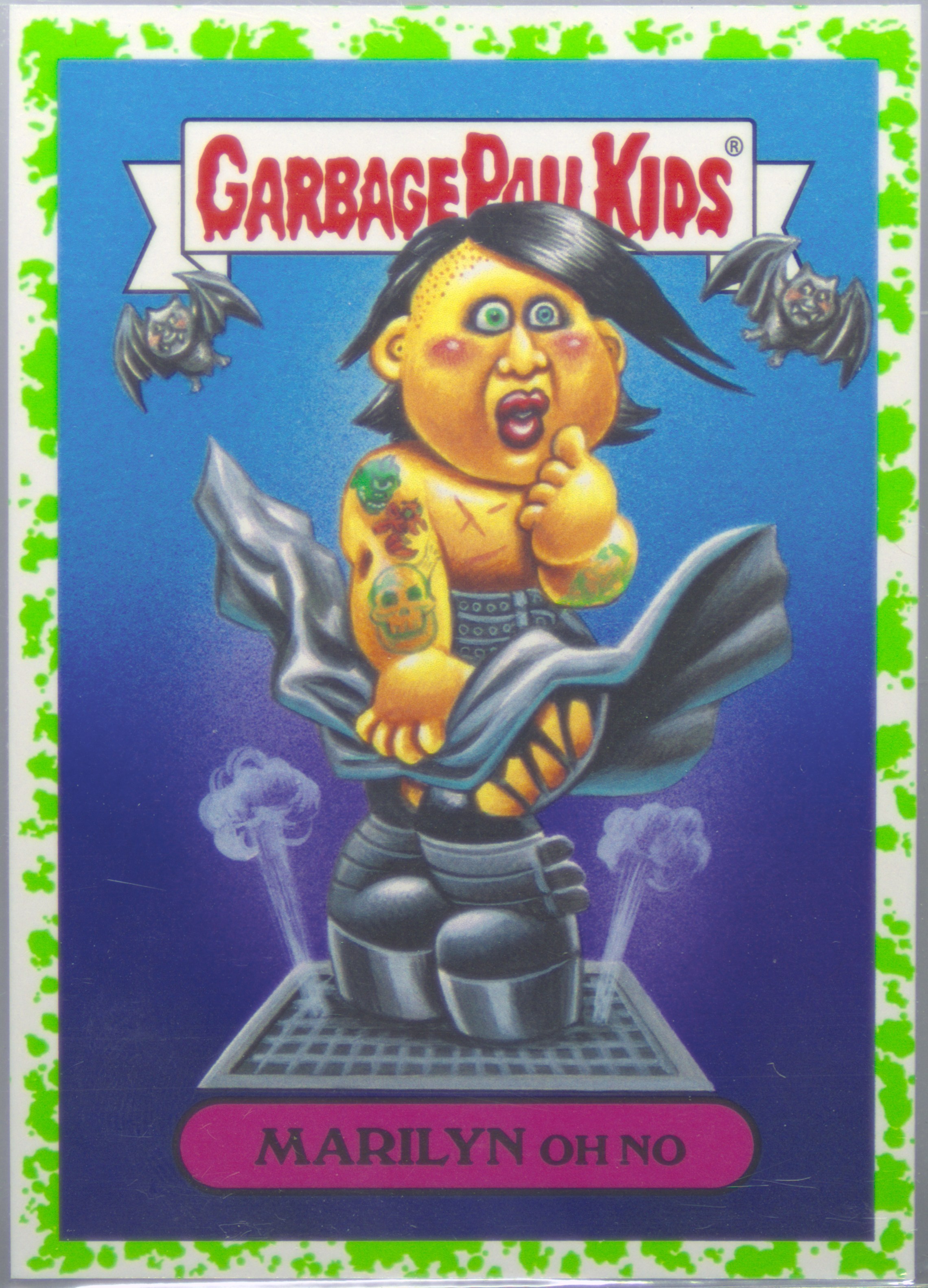 2017 Topps Garbage Pail Kids Battle Of The Bands Metal Puke #9b Ghostly Goore front