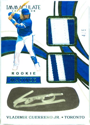 vladimir guerrero jr サイン 2019 panini 2019 Panini Donruss - Signature Series Vladimir Guerrero Jr