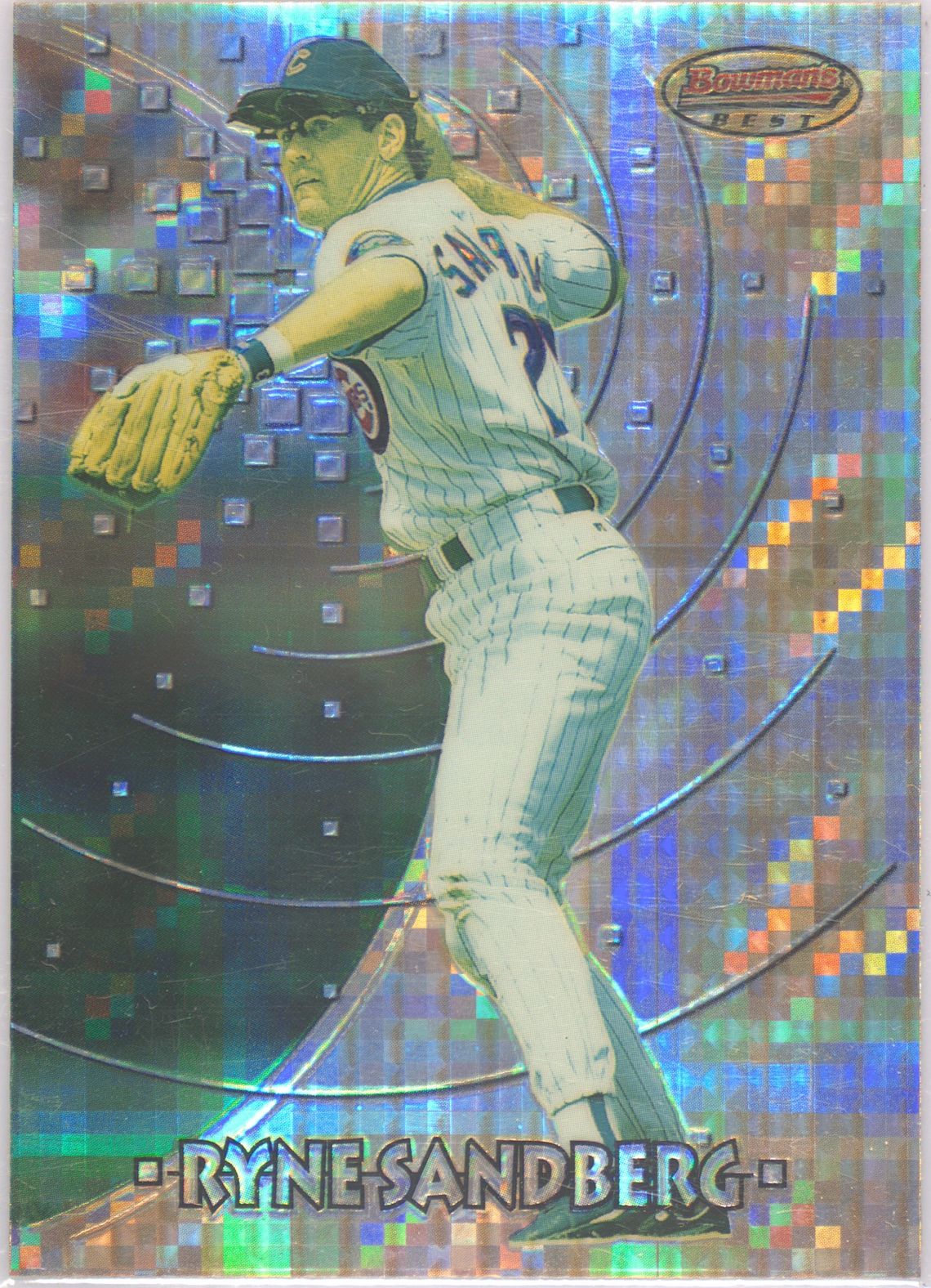 コービー・ブライアント1997 Bowman's Refractor Kobe Bryant 1997-98 Bowman's Best #88 Atomic Refractor PSA 8