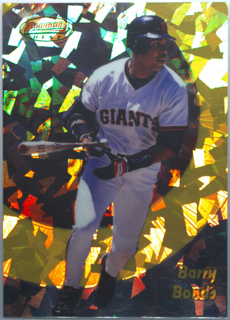 1998 Bowmans Best BARRY BONDS Refractor /400 #3 BGS 9 MINT