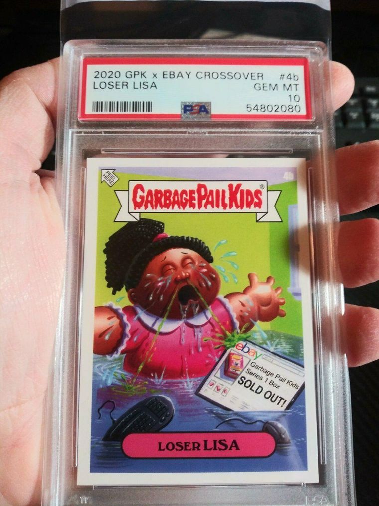 2020 Topps Garbage Pail Kids X Ebay Crossover #4b Loser Lisa front