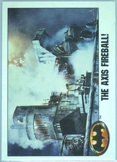 Auction Prices Realized Non-Sport Cards 1989 BATMAN The Axis Fireball!