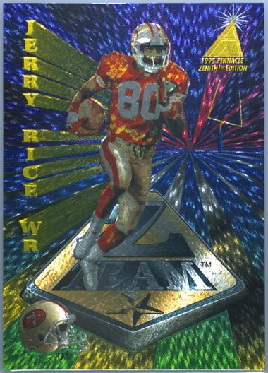 Auction Prices Realized Football Cards 1995 ZENITH Z-TEAM Jerry Rice