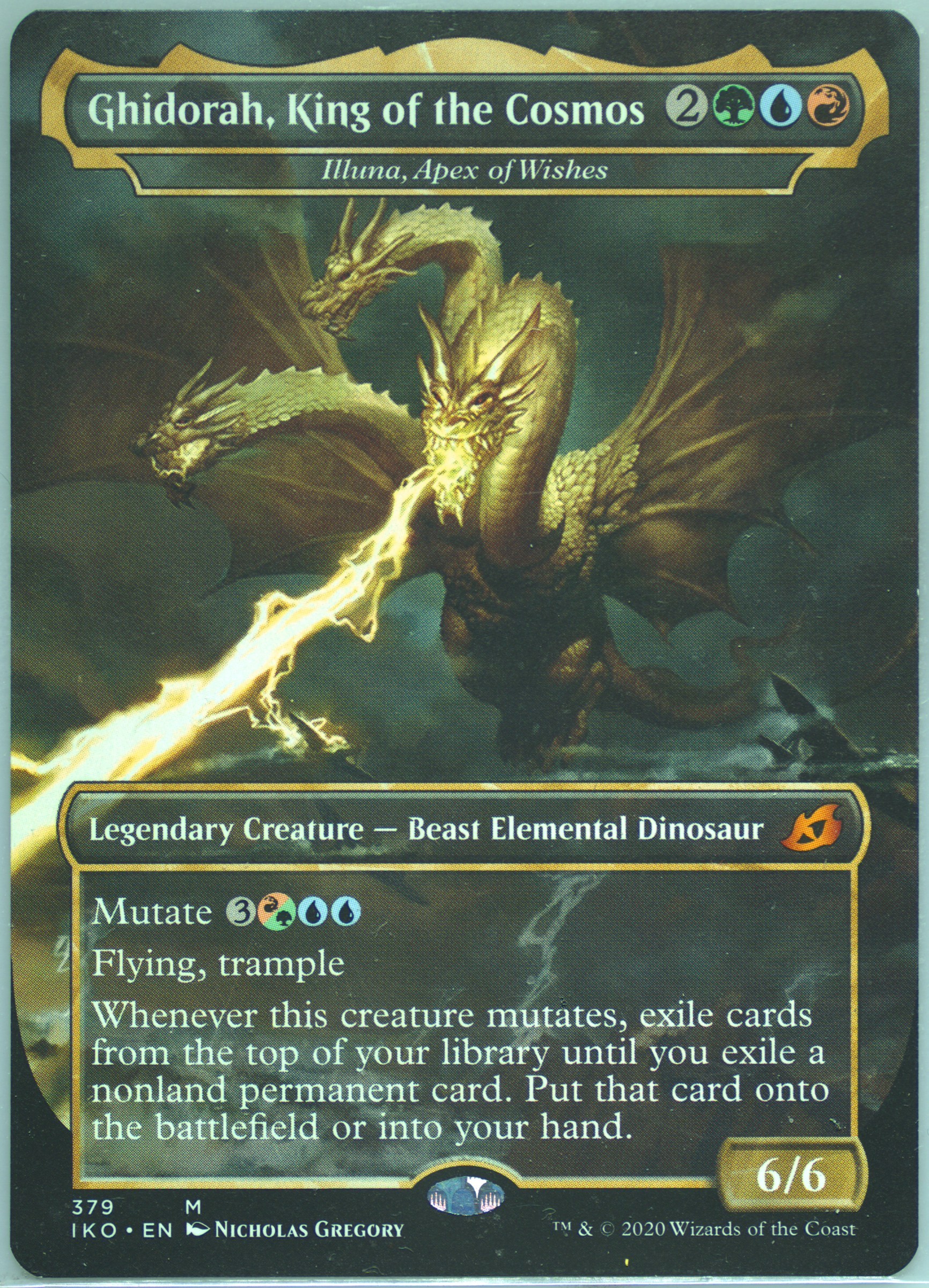 【PSA10】英語版 Foil MTG ☆宇宙の帝王、キングギドラ Magic: The Gathering King Ghidorah Foil PSA10 English Version