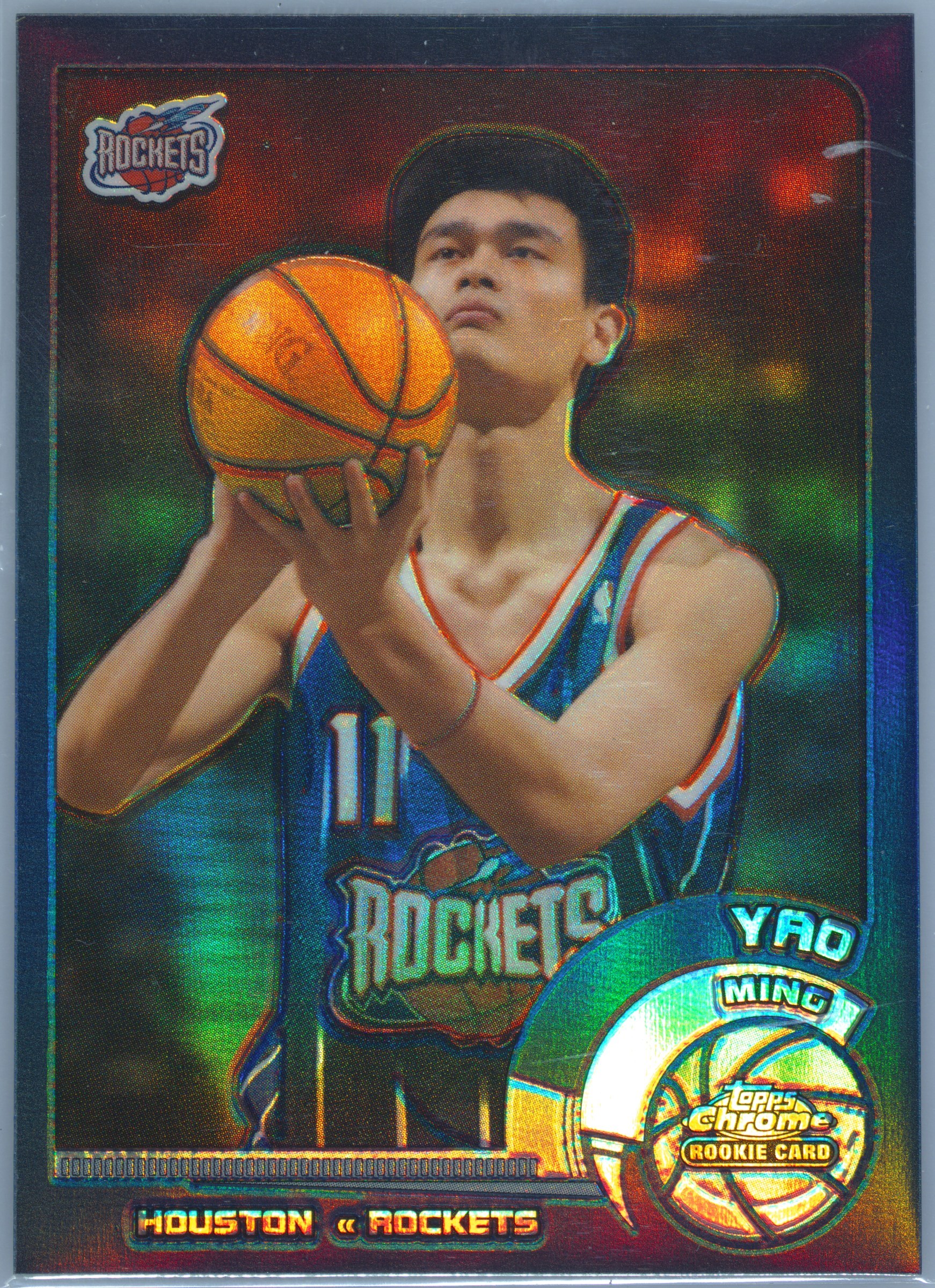 Yao Ming Rookie Card Signed Basketball Topps 0 41: of | NBA 