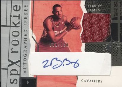Auction Prices Realized Basketball Cards 2003 Spx Lebron James