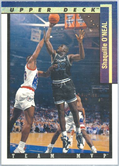 【TEAM MVP】SHAQUILLE O'NEAL Auction Prices Realized Basketball Cards 1993 UPPER DECK