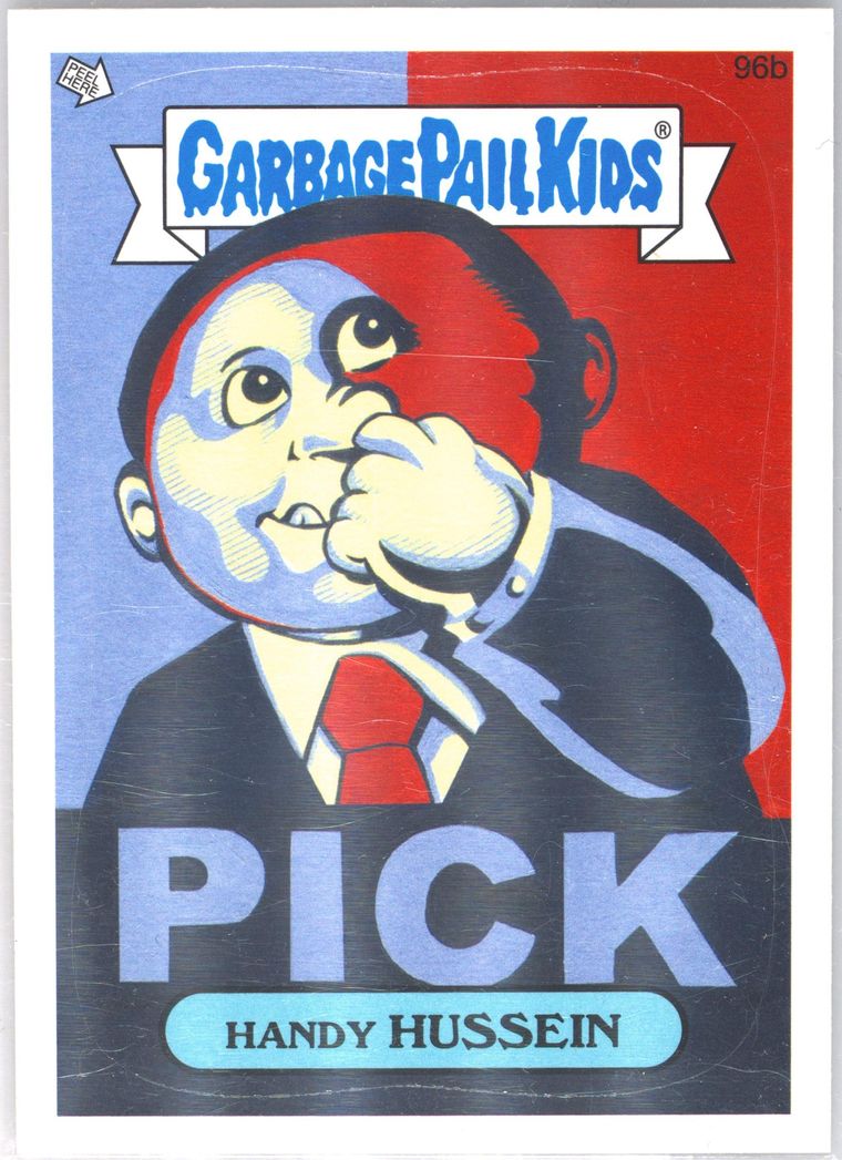 2013 Topps Garbage Pail Kids #96b Handy Hussein front