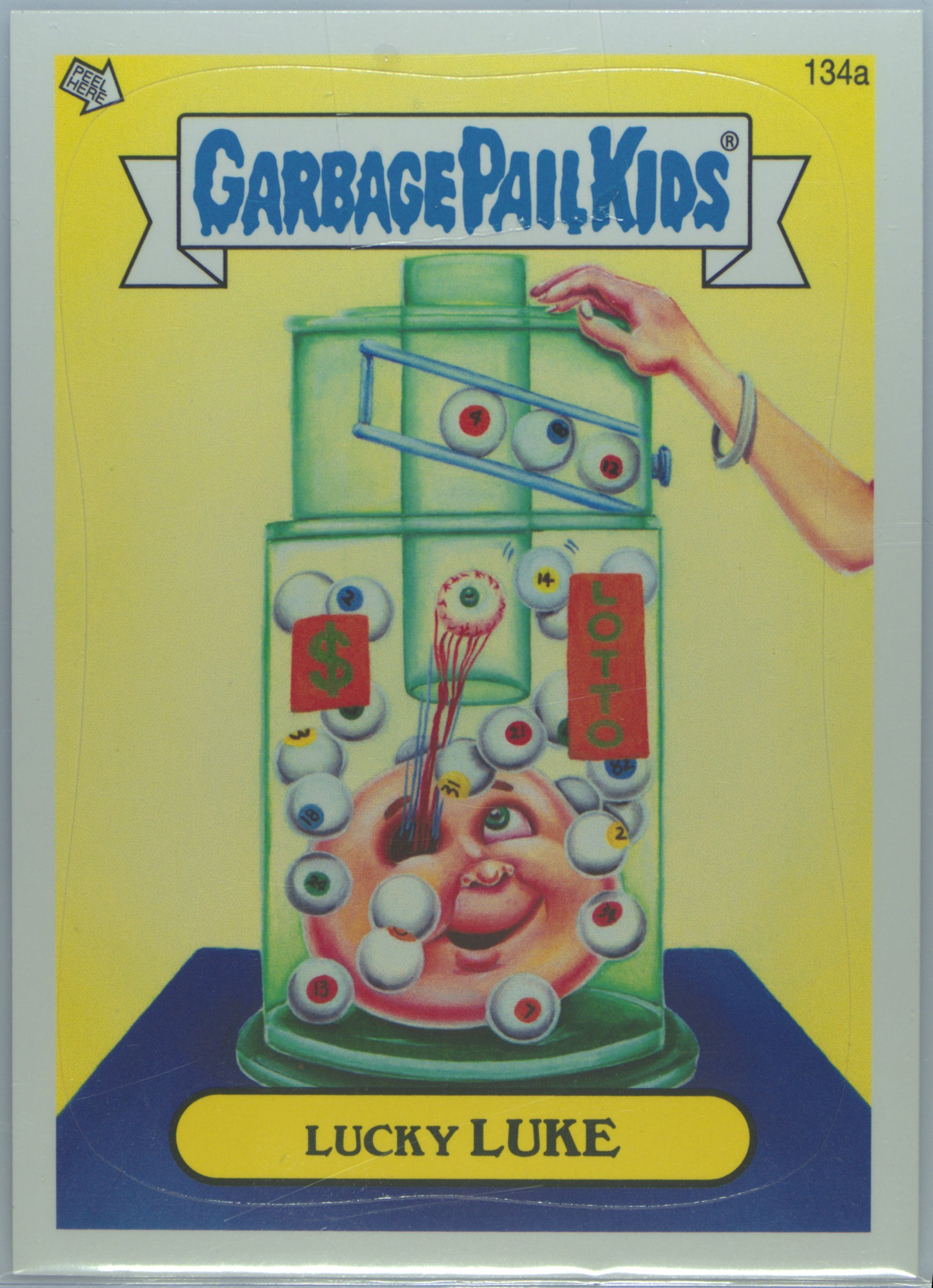 2013 Topps Garbage Pail Kids Series 3 #134a Lucky Luke front