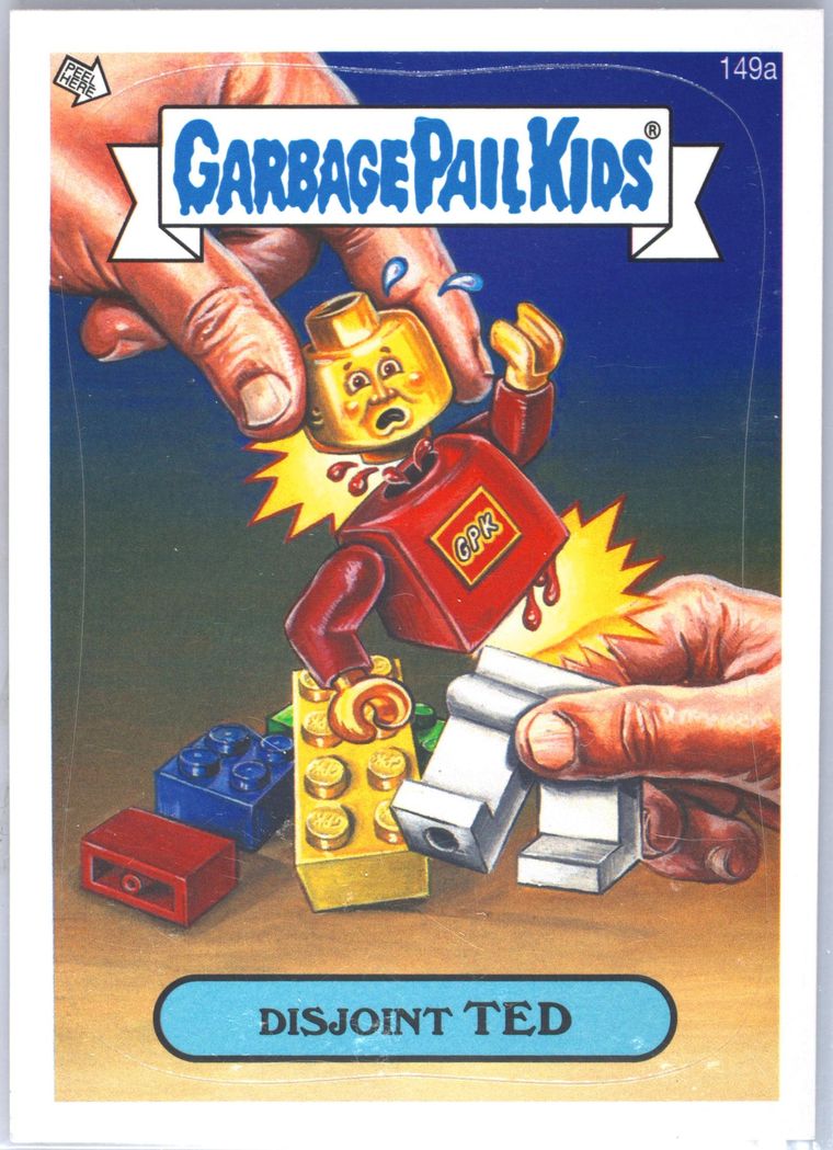 2013 Topps Garbage Pail Kids Series 3 #149a Disjoint Ted front
