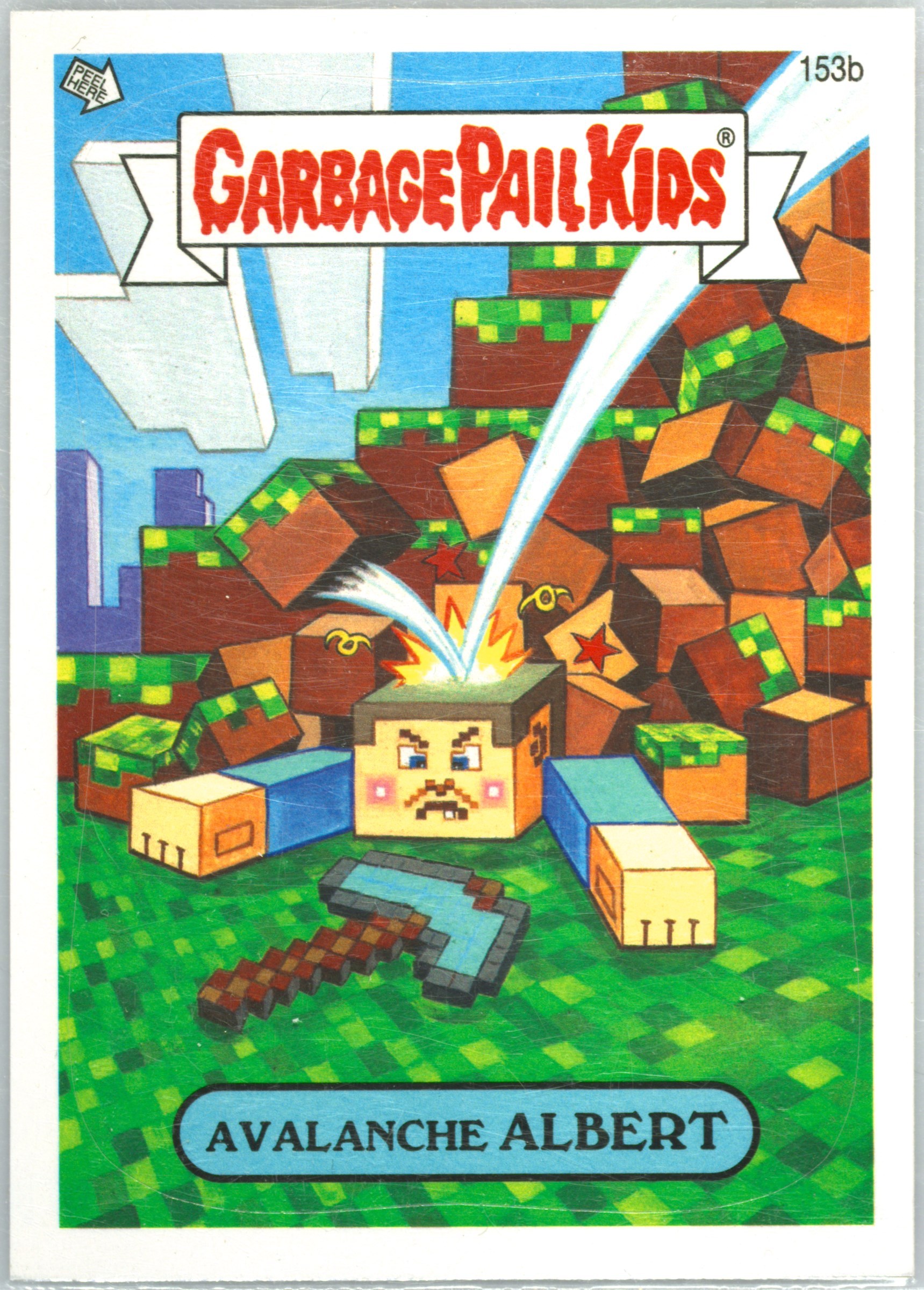 2013 Topps Garbage Pail Kids Series 3 #153b Avalanche Albert front