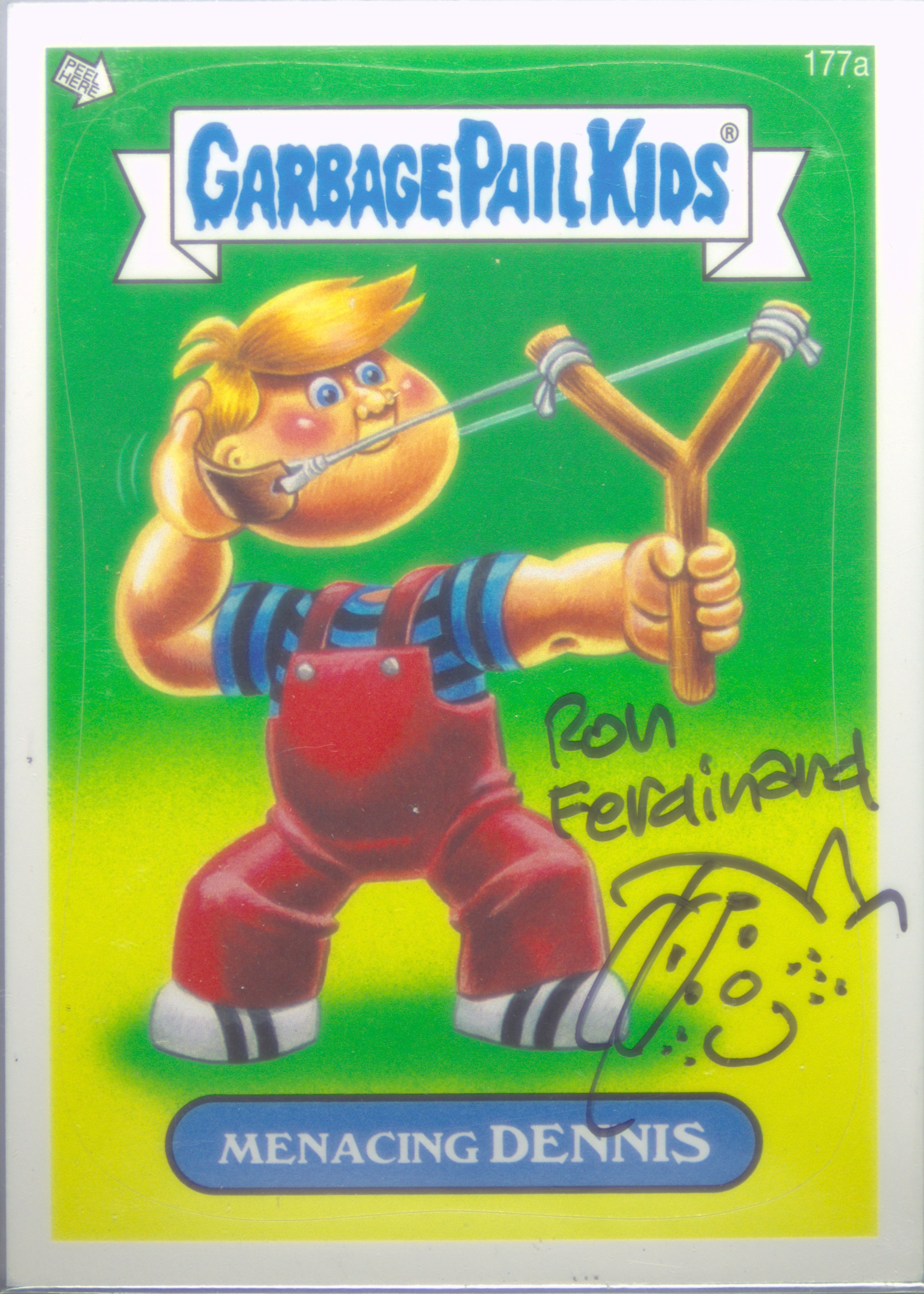 2013 Topps Garbage Pail Kids Series 3 #177a Menacing Dennis front