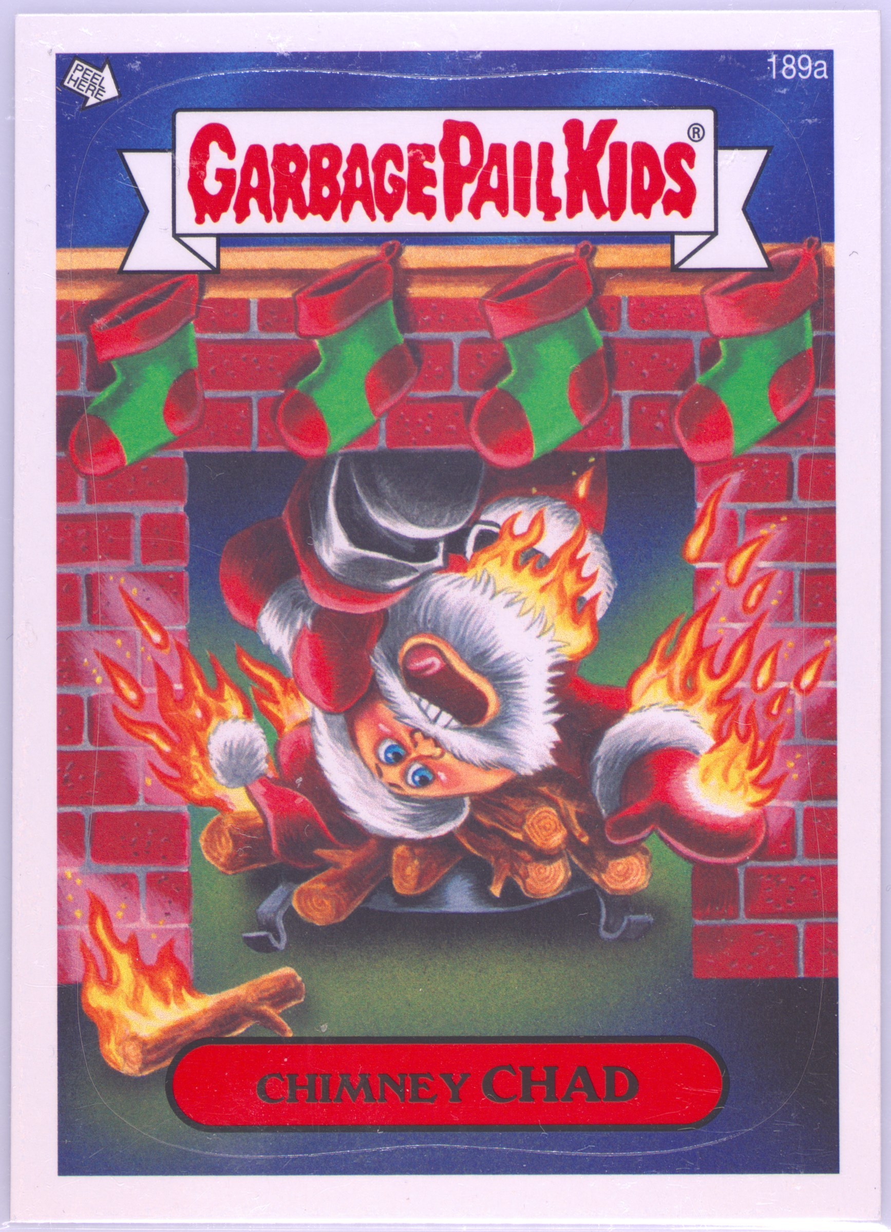 2013 Topps Garbage Pail Kids Series 3 #189a Chimney Chad front
