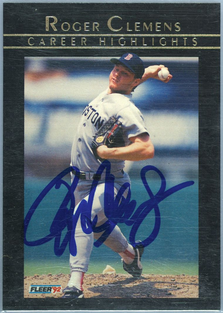 ダンシング・ヒーロー('92オーストラリア) Auction Prices Realized Baseball Cards 1992 Fleer Roger Clemens