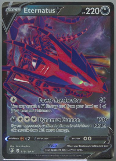 pokemon cards eternatus v 401 Games Canada - Eternatus V - SWSH044 main image 0