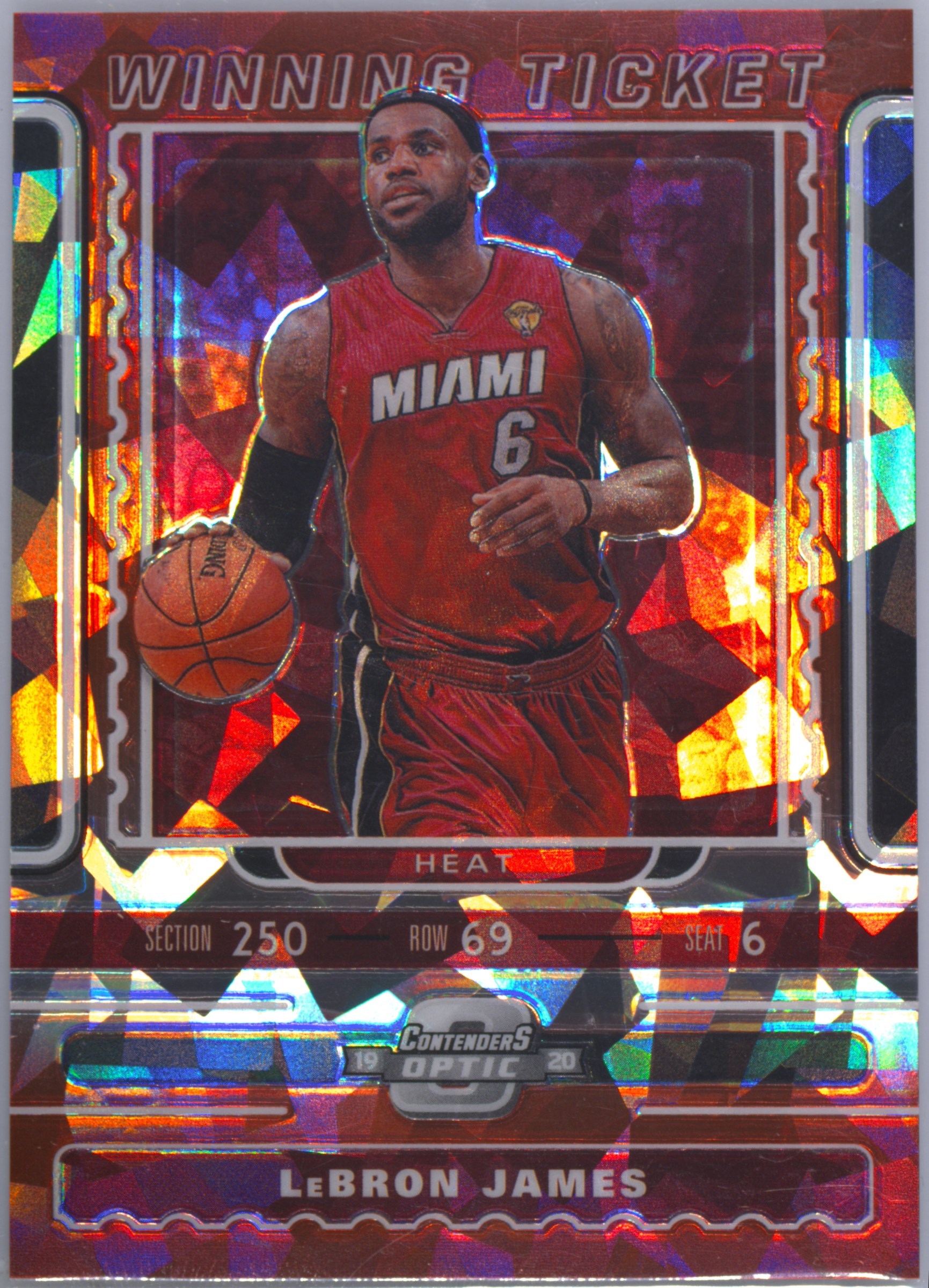 Contenders Optic LeBron Red Cracked Ice