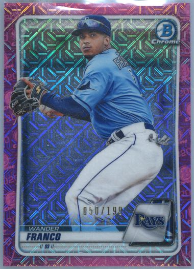 2020 fashion Bowman Chrome Gold Top 100 JUMBO 5x8 WANDER FRANCO... 4/10!! MINT