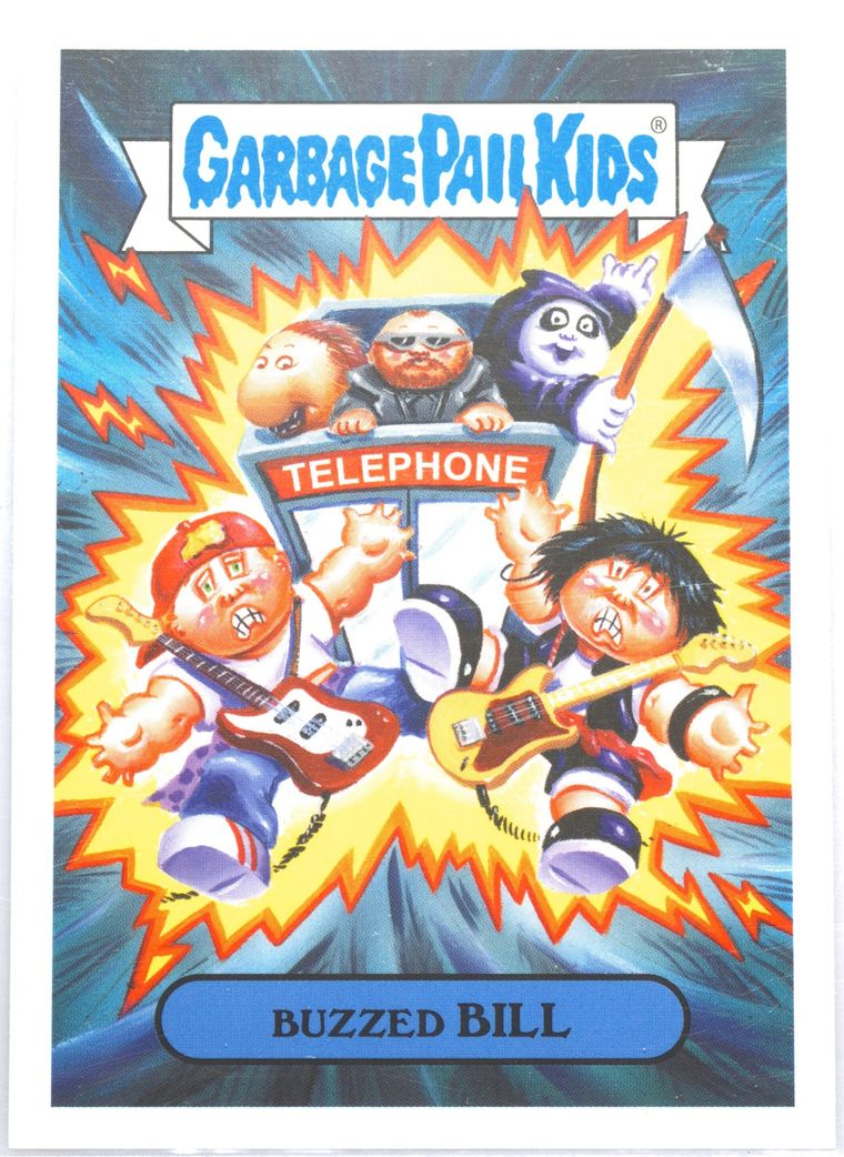2019 Topps Garbage Pail Kids We Hate The '90s #1a Buzzed Bill front