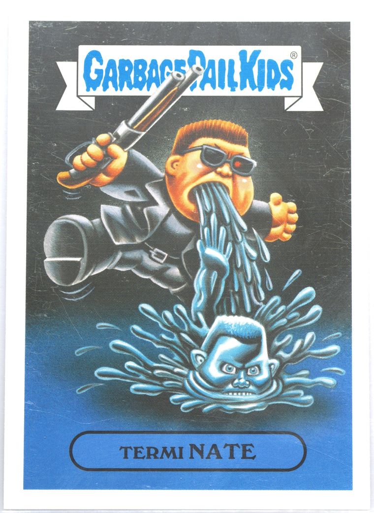 2019 Topps Garbage Pail Kids We Hate The '90s #3a Termi Nate front