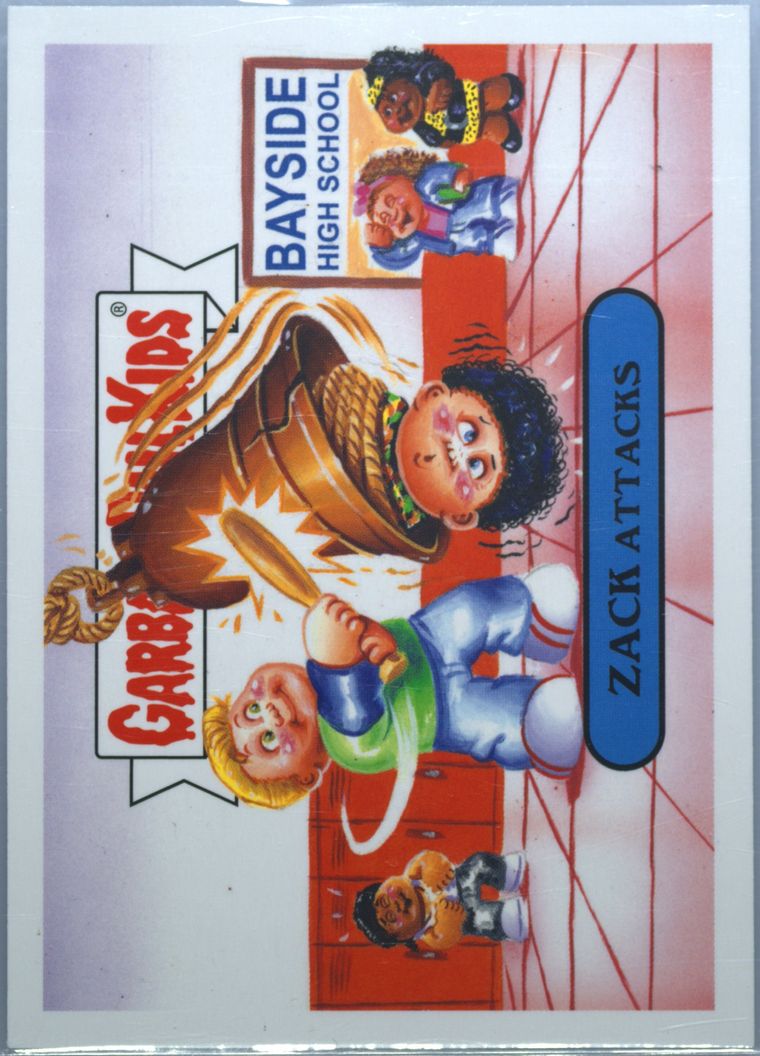 2019 Topps Garbage Pail Kids We Hate The '90s #5a Zack Attacks front