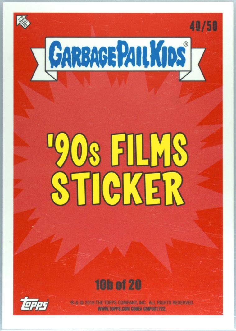 2019 Topps Garbage Pail Kids We Hate The '90s Fool's Gold #10b Slayin' Sarah front