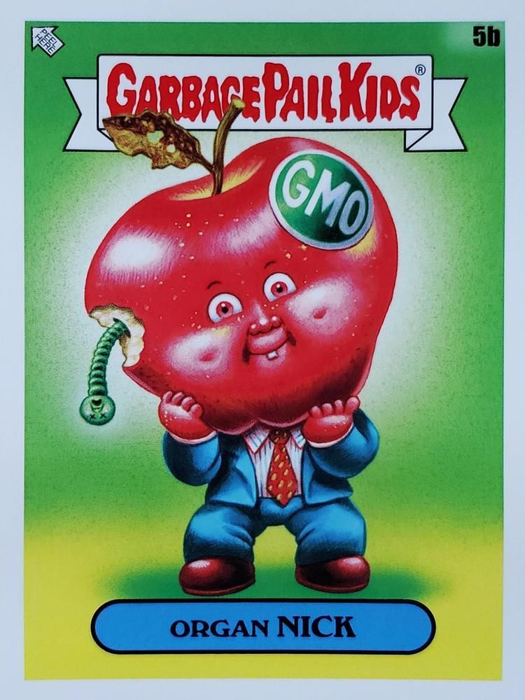 2020 Topps Garbage Pail Kids 35th Anniversary #5b Organ Nick front