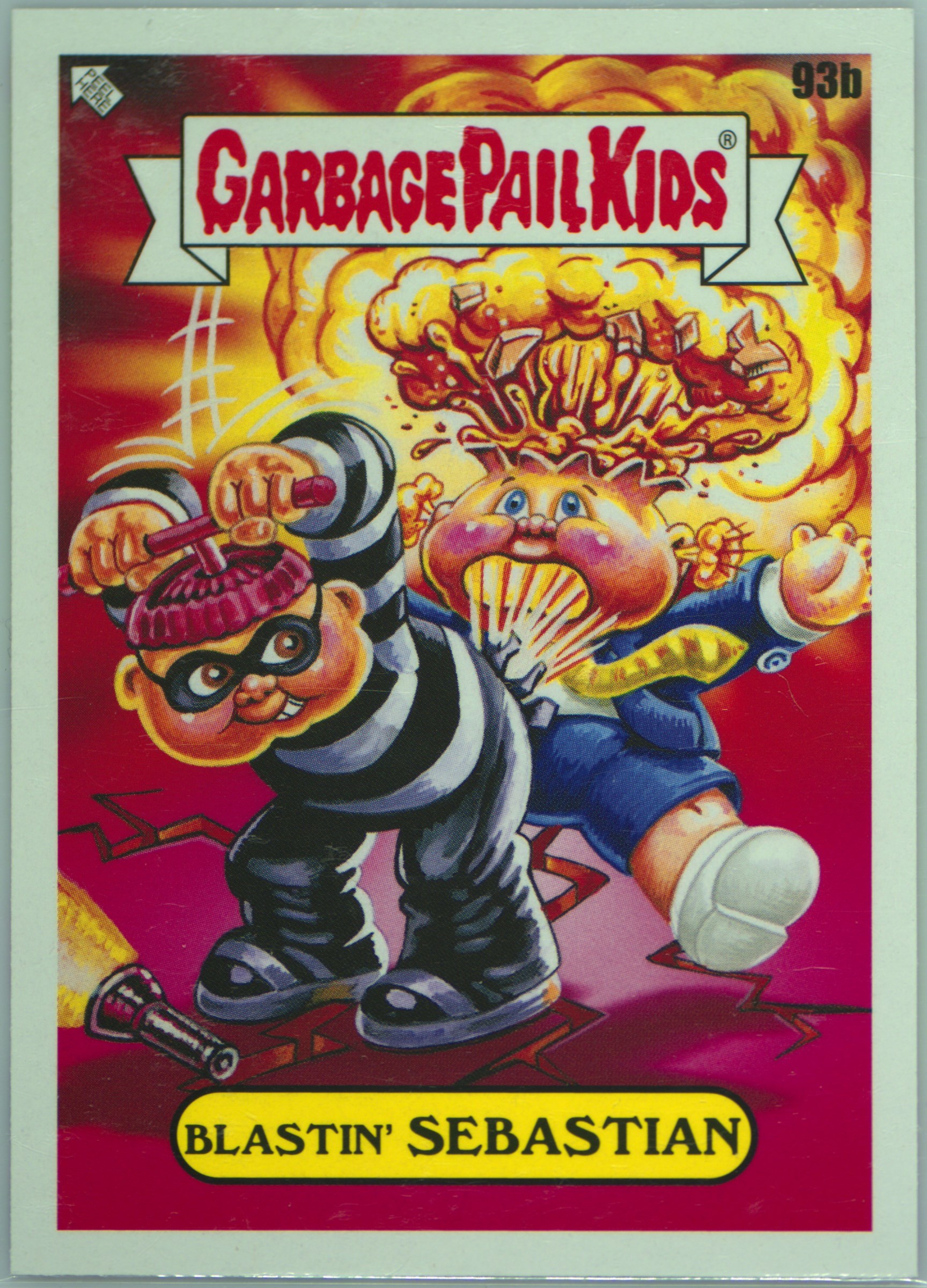 2020 Topps Garbage Pail Kids 35th Anniversary #93b Blastin’ Sebastian front