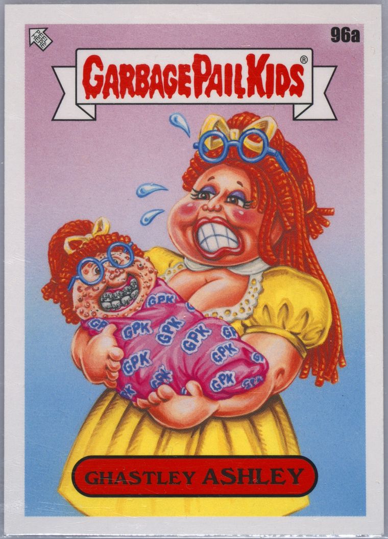 2020 Topps Garbage Pail Kids 35th Anniversary #96a Ghastley Ashley front