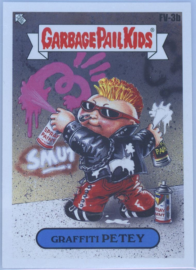 2020 Topps Garbage Pail Kids 35th Anniversary Fan Favorites Fan Favorites #fv3b GRAFFITI PETEY front