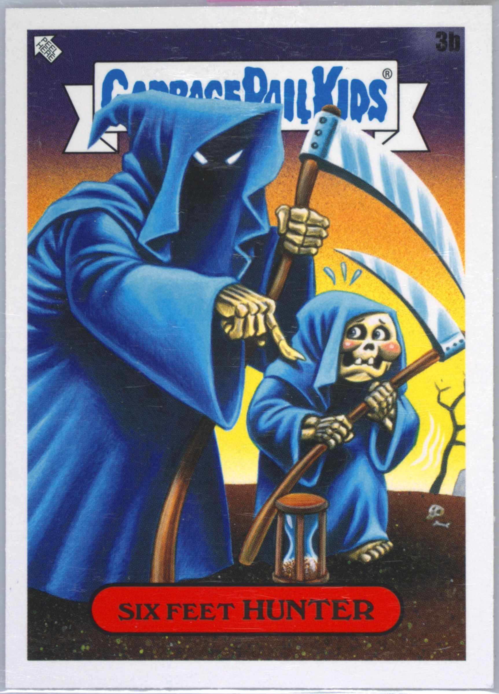 2020 Topps Garbage Pail Kids 35th Anniversary Midlife Crisis #3b Six Feet Hunter front