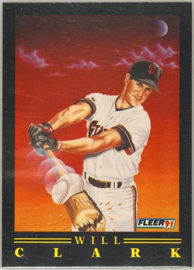 Will Clark auto 証明書有 Will Clark Autographed Autographed Cards, Signed Will Clark