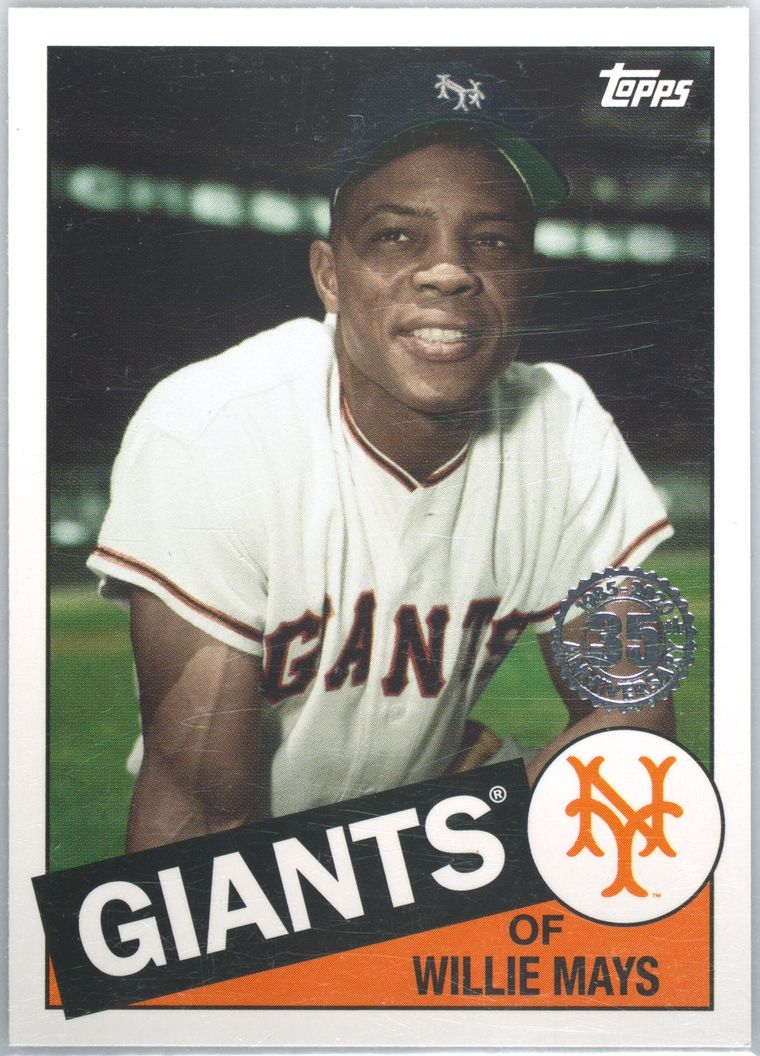 Willie Mays #85tb25 PSA 9 Garbage Pail Kids card front