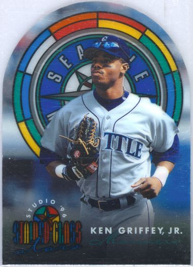 Ken Griffey ￼jr 2004 studio 1996 STUDIO STAINED GLASS STARS KEN GRIFFEY PSA 9 MINT #2